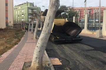 Últimas obras del plan de asfaltado del Fdcan en Telde (Foto TA)